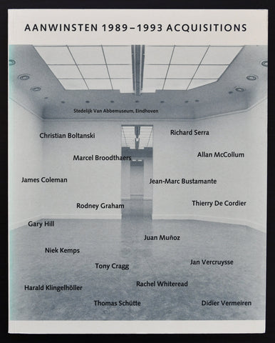 van Abbemuseum # AANWINSTEN 1989-1993, Acquisitions # Arlette Brouwers design, 1993, mint-