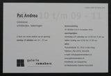 galerie Ramakers # PAT ANDREA # invitation, 2011, mint