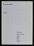 Art & Project , Carl Andre ao # BEELDEN IN PLANCIUS # 1985, mint--