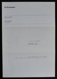 Art & Project #ZOMEROPSTELLING # 1982, mint-