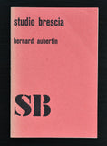 Studio Brescia , ZERO # BERNARD AUBERTIN # 1974, nm