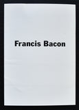 Hirshorn Museum # FRANCIS BACON # invitation complete set, 1989, nm+