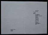 Bauhaus Archiv, Moholy Nagy # BAUHAUS FOTOGRAFIE # invitation card, 1990, mint