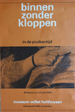 Wim Crouwel , Museum Willet Holthuysen # BINNEN ZONDER KLOPPEN # 1965, B