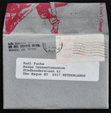 L.A. Louver gallery # LEE JAFFE # special inviation card, 1989, mint