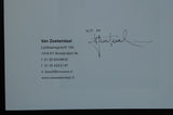 van Zoetendaal # SARA BLOKLAND # 2001, signed/numb, nm+