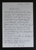 Galerie Armand Zerbib # MARK BRUSSE # + original Mark Brusse letter, 1975, nm
