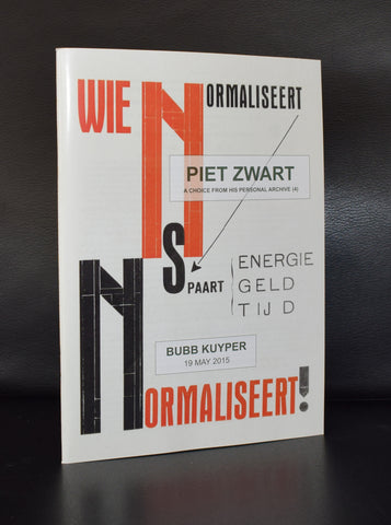Bubb Kuyper # PIET ZWART ARCHIVE 4 # 2015, mint