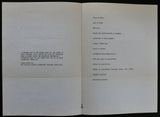Art & Project # CARL ANDRE, Bulletin 85 # 1975, nm++