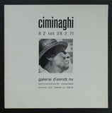 galerie d'Eendt # CIMINAGHI # 1971, + invitation,  nm++