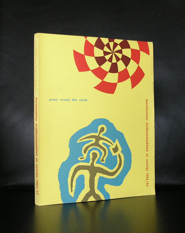 Willem Sandberg, Wim Crouwel # PRINT ROUND THE CLOCK # 1962, nm-