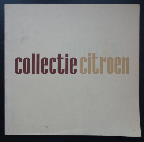 Gemeentemuseum Arnhem en Boymans van Beuningen # COLLECTIE CITROEN # 1959, vg