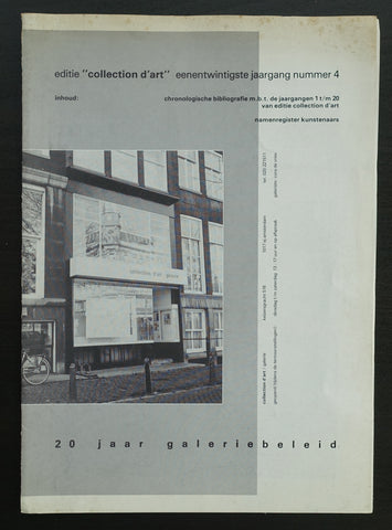 Collection d'Art # 20 jaar galeriebeleid # 1989, vg