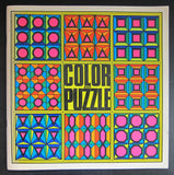 Ruth Heller# COLOR AND PUZZLE#60's Troubador book , incl. 2 board games, 1971,nm