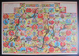 Ruth Heller# COLOR AND PUZZLE#60's Troubador book , incl. 2 board games, 1971,nm