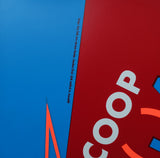Swip Stolk, Groninger Museum # COOP HIMMELBLAU, rood # poster, 1993, mint