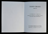 Galerie Bernd Klüser # TONY CRAGG # invitation, 1991, mint