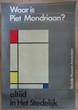 Wim Crouwel, Stedelijk Museum  # WAAR IS MONDRIAAN #  ca. 1982, B+
