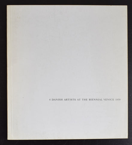 Christensen , Vasegaard, Nielsen, Sorensen # 4 DANISH ARTISTS at the BIENNAL VENICE, 1958 # 1958, nm