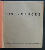 galerie Arnaud, Hartung, Soulages, Tinguely ao # DIVERGENCES # 1954, vg