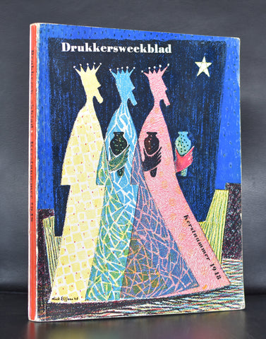 Drukkersweekblad, Auto Lijn , Elffers # KERSTNUMMER 1948# nm