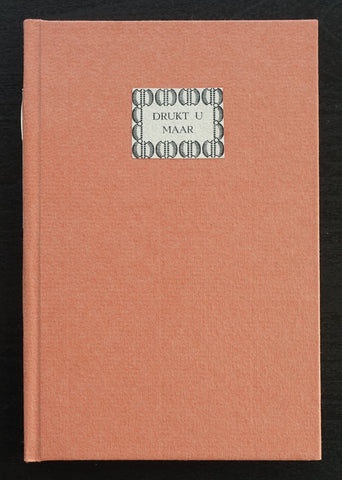 Rosmarijn pers # DRUKT U MAAR # artist book, 1981, mint