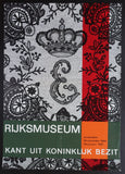 Rijksmuseum, Dick Elffers # KANT UIT KONINKLIJK BEZIT # poster, 1966, B+