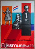 Dick Elffers, Rijksmuseum # NEDERLANDSE GESCHIEDENIS # poster, 1971, B-