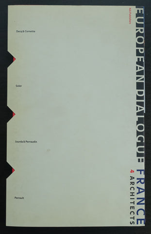 Decq & Cornette, Soler, Jourda & Perraudin, Perrault # FRANCE 4 ARCHITECTS # 1996, nm