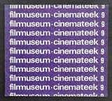 design Nico Diemer # FILMMUSEUM CINEMATEEK 9 # 1971, mint-