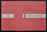 galleri Sten Eriksson # LEONARD FORSLUND # 1989, nm++