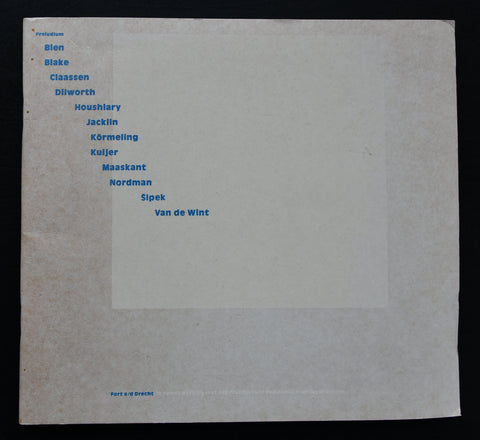 Dillworth, Sipek ao # FORT ad DRECHT # 1987, nm