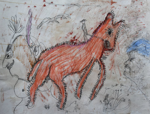 Jean-Paul Franssens # MONSTERS # 1996, drawing/gouache, 1996, mint-