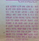 Alechinsky, Breyten, Bury, Rotella ao # FÊTE GARDE-ROBE, Garderobe # 1969 , poster announcement, good