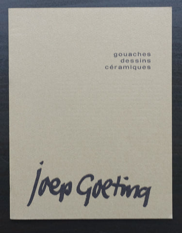 Institut Neerlandais # JOEP GOETING # 1973, mint-