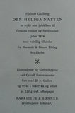 Ørnulf Ranheimsæter /Hjalmar Gullberg # DEN HELIGE NATTEN # 1974, conmtains 4 prints, mint--