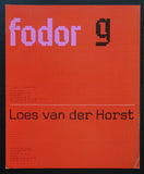 Wim Crouwel / Museum Fodor # LOES VAN DER HORST # 1973, nm