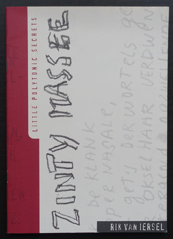 Rik van Iersel # ZINTY MASSEE # 1997, signed dedicated, 1997, mint-