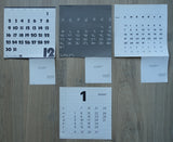 Wim Crouwel # CALENDAR sheet # Steendrukkerij de Jong ca. 1968, nm