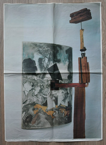 galerie Michael Werner # FREDERICK KIESLER # invitation 1988, nm