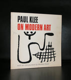 Paul Klee # ON MODERN ART # 1974, nm-