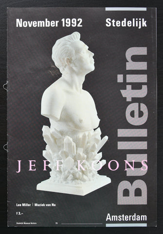 Stedelijk Museum, Bulletin # JEFF KOONS # 1992, nm