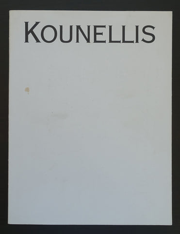 Rudi Fuchs, Abbemuseum # KOUNELLIS # + card , 1979, nm
