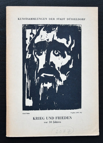 Stadt Dusseldorf , Nolde, Beckmann, Campendonk ao # KRIEG UND FRIEDEN  # 1947, nm