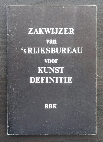 Ramon van de Werken # ZAKWIJZER # artist book, 1981, nm