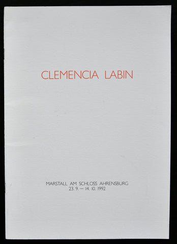 Schloss Ahrensburg # CLEMENCIA LABIN # 1992, nm+
