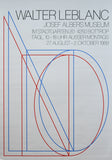 Josel Albers Museum/ Quadrat Bottrop # original silkscreened print WALTER LEBLANC # 1989, mint-