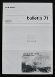 Art & Project # RICHARD LONG, Bulletin 71 # 1973, mint--
