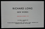 Henry Moore Sculpture trust # RICHARD LONG, New Works # 1989, nm++