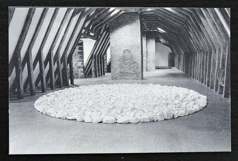 Antonio Tucci Russo gallery # RICHARD LONG # invitation card, 1991, mint